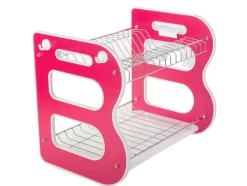 Diskställ med Två Nivåer - Diskställ med avrinning