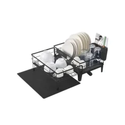 Diskställ, 31x42x18,5 cm, svart