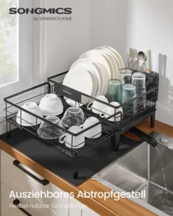 Diskställ, 31x42x18,5 cm, svart