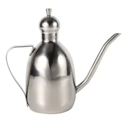 Dispenser för olivolja i rostfritt stål - 0,35L flaska för köksbruk