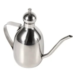 Dispenser för olivolja i rostfritt stål - 0,35L flaska för köksbruk