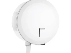 Katrin Dispenser Toiletpapir Jumbo Midi/Maxi med Lås Metal Hvid
