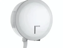 Katrin Dispenser Toiletpapir Jumbo Midi/Maxi med Lås Metal Hvid