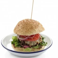 Djup emaljerad platta, vit, diameter. 220 mm Hendi 621264