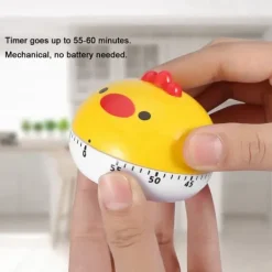 Djurformad kökstimer - gul kyckling