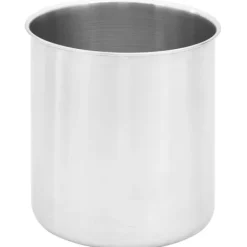 Dressingbehållare i rostfritt stål med pump - Såsförvaring | Färg: Silver | Storlek: 2 x 3,5 L