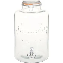 Dryckesautomater-Dryckesautomater - Living Glasbehållare XXL med tappkran transparent 8 L