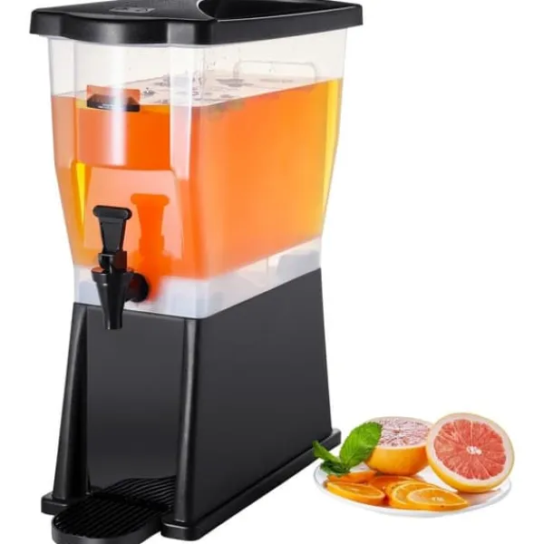 Dryckesdispenser 3 gallon, plast med tapplock, fest, juice, iste, citronläsk, vatten, perfekt för evenemang