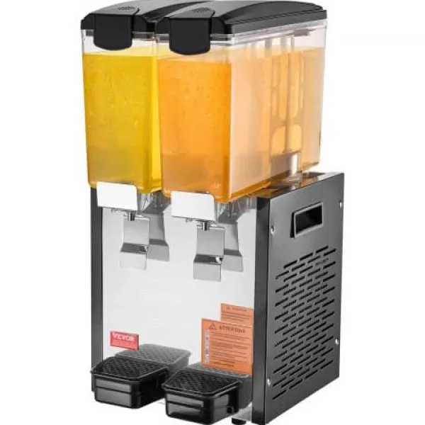 Dryckesdispenser, 20 L, 33x40,5x69 cm, rostfritt stål