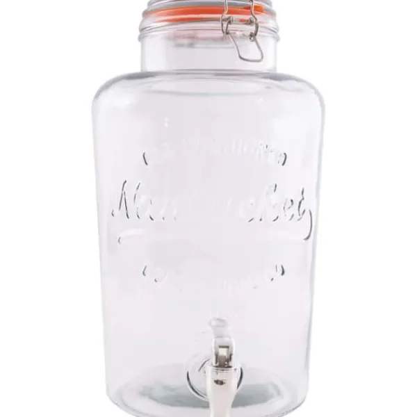 Dryckesdispenser - POINT-VIRGULE - Glas med Kran - 8L - För Cocktails och Iste