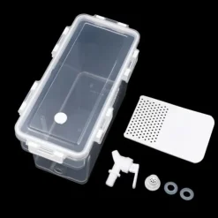 Dryckesdispenser - Vattendispenser för kylskåp 3,5 L - Dubbel behållare - Kran - Avdelare - Vit