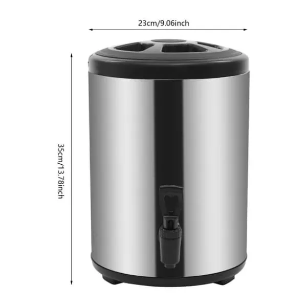 Dryckesdispenser, Isolerad, Bärbar Design,svart