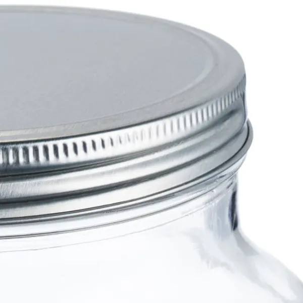 Dryckesdispenser Set, 26x13.5x19.5 cm, Transparent, Silver