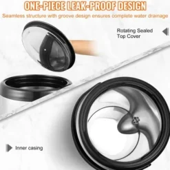 Dryckesautomater-Dryckesdispenser, 24x47,5 cm, rostfritt stål, isolerad