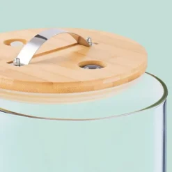 Dryckesdispenser, 40x22,5x30 cm, Klar Brun Silver