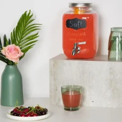 Dryckesautomater-Dryckesdispenser, 25x15x21.5 cm, Klar