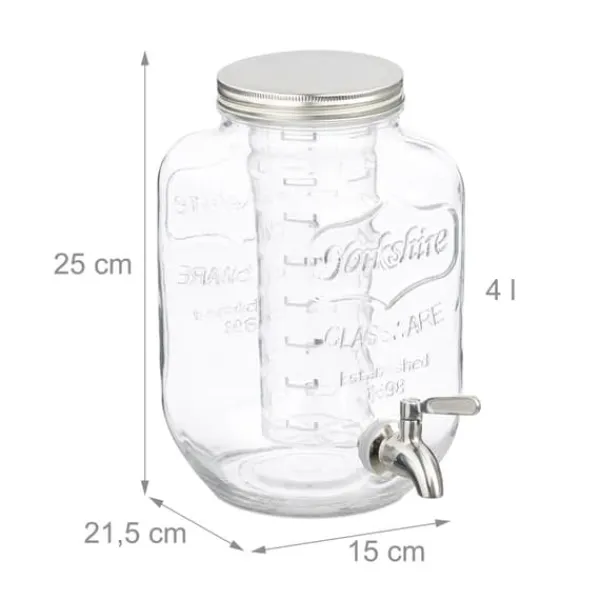 Dryckesdispenser, 25x15x21.5 cm, Klar