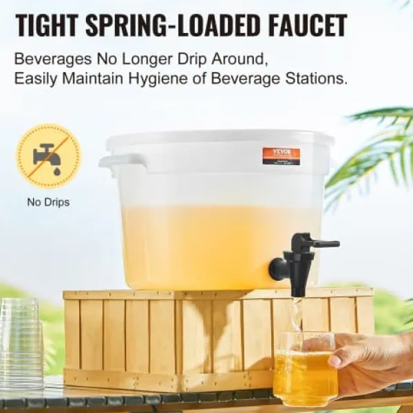 Dryckesdispenser, 35x35x21 cm, Plast