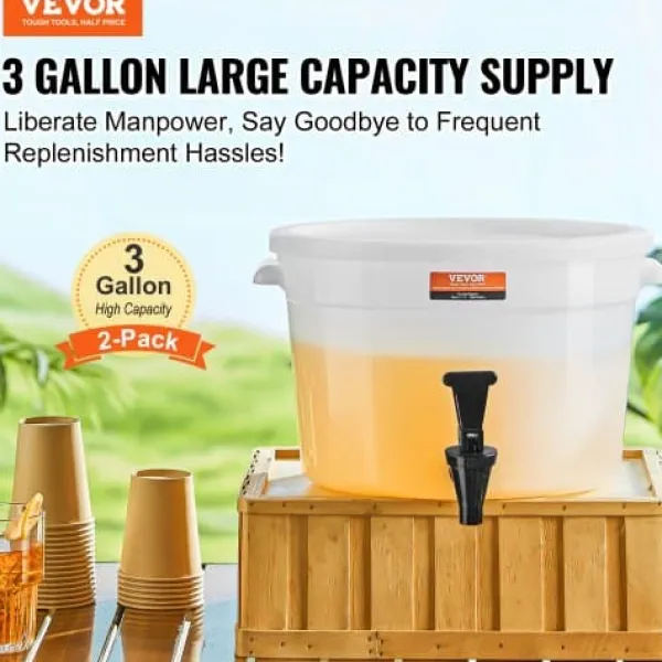 Dryckesdispenser, 35x35x21 cm, Plast