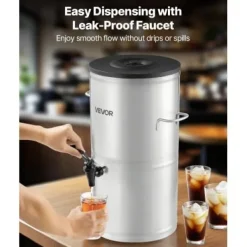 Dryckesautomater-Dryckesdispenser 34x37,5x51 cm rostfritt stål