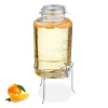 Dryckesautomater-Dryckesdispenser, 48x21x27 cm, Transparent, Silver