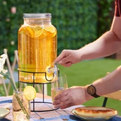 Dryckesdispenser, 43x19,5x24 cm, Transparent