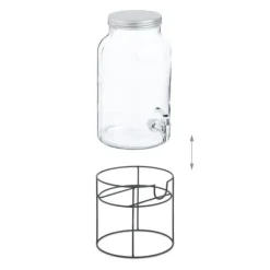 Dryckesdispenser, 43x19,5x24 cm, Transparent