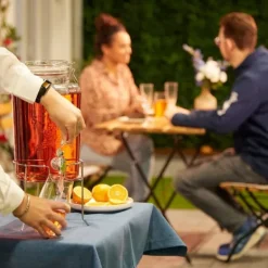 Dryckesautomater-Dryckesdispenser, 43x19x22 cm, Transparent