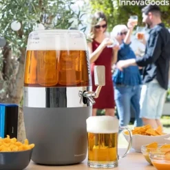 Dryckesautomater-Dryckesdistributör - InnovaGoods - Freer - Kylare - 2 Isbehållare - Perfekt för Fester