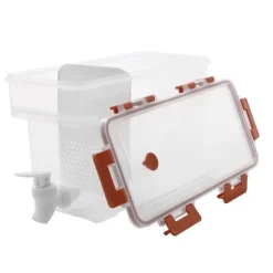 Dryckesryggsäck - Dryckesdispenser - 3 l kapacitet - Läckagesäker - Kompakt och portabel - För utomhusevenemang och resor - Orange