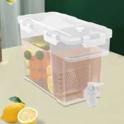 Dryckesryggsäck - Dryckesdispenser - 3 l kapacitet - Läckagesäker - Kompakt och portabel - För utomhusevenemang och resor - Orange