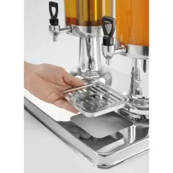 Dubbel dispenser för juicer, kylda drycker, 2 x 3L