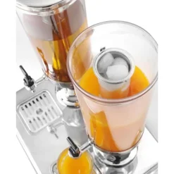 Dubbel dispenser för juicer, kylda drycker, 2 x 3L