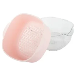 Durkslag & Silar-Dubbel durkslagsskål - För frukt, sallad och grönsaker