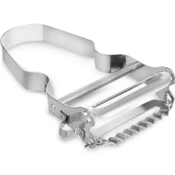 Dubbel stål Julienne Peeler Skalare kökskniv för grönsaker och frukt