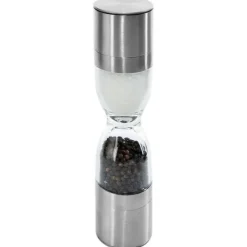Dubbelsidig stålsalt- och pepparkvarn för att mala kryddor
