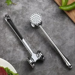 Dubbelsidig zinklegering Köttmörhammare för husmanskost