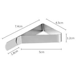 Dukclips & -Vikter-Dukhållare av rostfritt stål 8-pack