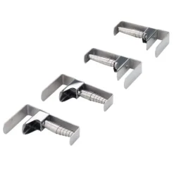 Dukhängare - Fackelmann - 61503 - Rostfritt stål - Justerbar 18-55 mm - Set med 4 delar