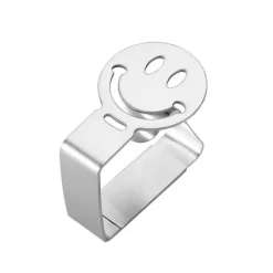 Dukclips & -Vikter-Dukklämmor - 4 pack Smiley Face