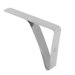 Dukclips & -Vikter-Dukklämmor i rostfritt stål - set med 4, halksäkra bordshållare, 10,5*7 cm