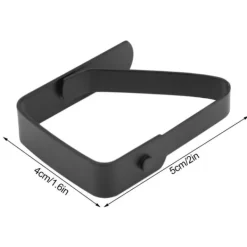 Dukklämmor i rostfritt stål - Set med 4, halksäkra bordshållare (5*4 cm)