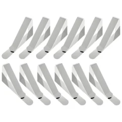 Dukclips & -Vikter-Dukklämmor, picknickbordsklämmor, picknickduksklämmor i rostfritt stål, dukklämmor, dukklämmor - 12-pack