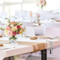 Dukclips & -Vikter-Dukklämmor, 8x4,5x1,7 cm, Silver