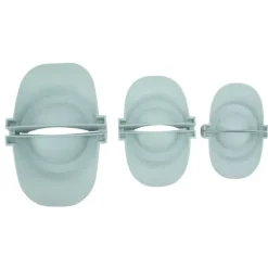 Köksformar-Dumpling Maker Set - 3 olika storlekar Empanadas pressform för matlagning i kök (blå)