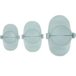 Köksformar-Dumpling Maker Set - 3 olika storlekar Empanadas pressform för matlagning i kök (blå)