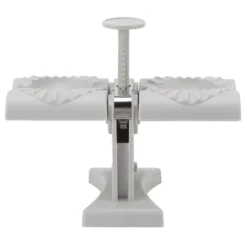 Dumpling Mold Machine Automatisk ABS och rostfritt stål Dubbelhuvud Dumpling Maker för hemkök