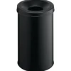 Soptunnor & Papperskorgar-Durable Safe 330601 Papperskorg 30 l (Ø x H) 315 mm x 492 mm Metall Svart 1 st
