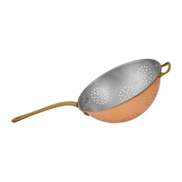 Durkslag & Silar-Durkslag - med handtag i mässing, Diameter-83:17 cm