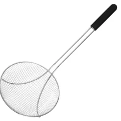 Hålslevar-Durkslag, sil för fritering i olja, rostfritt stål. 260 mm - Hendi 640920